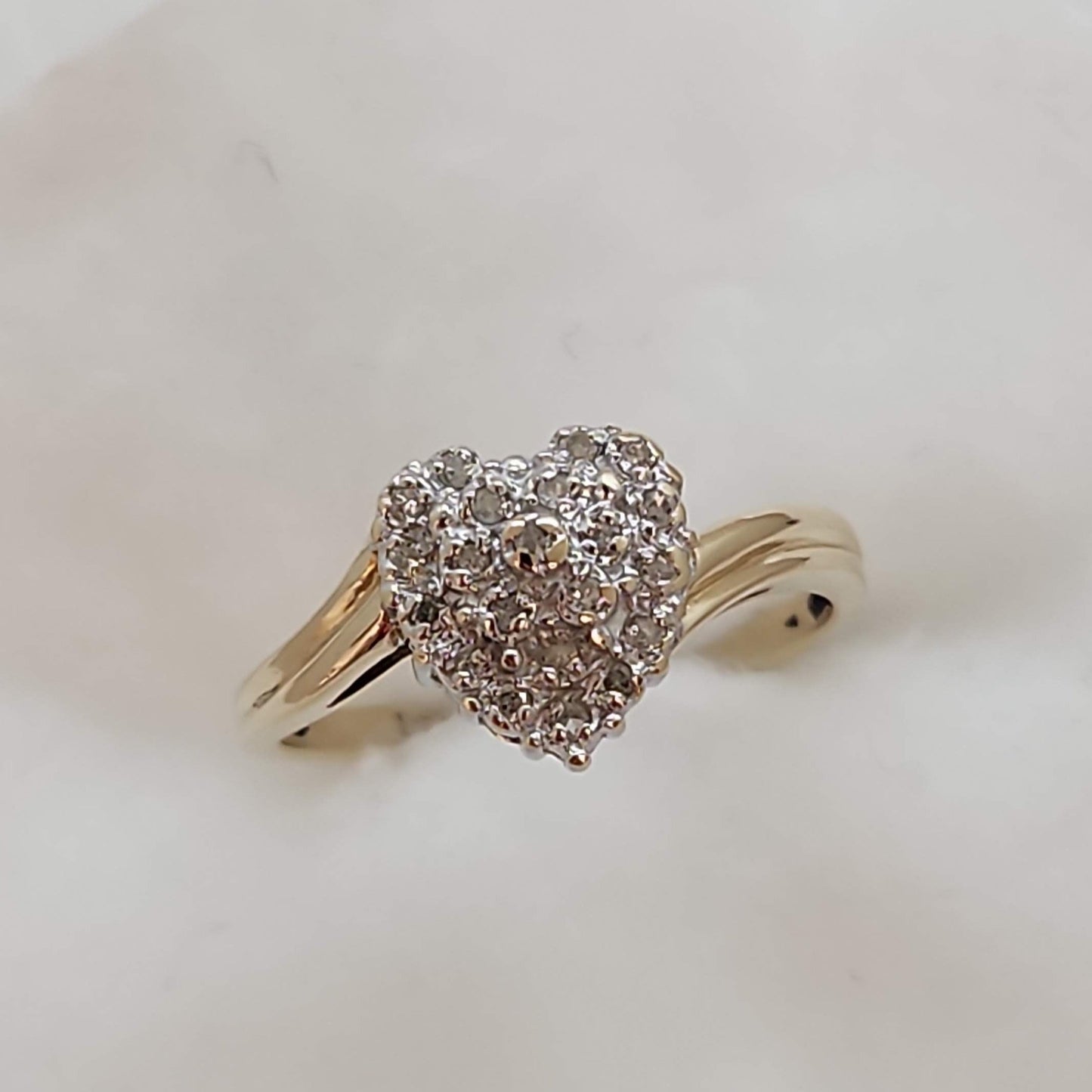 Diamond Heart Ring