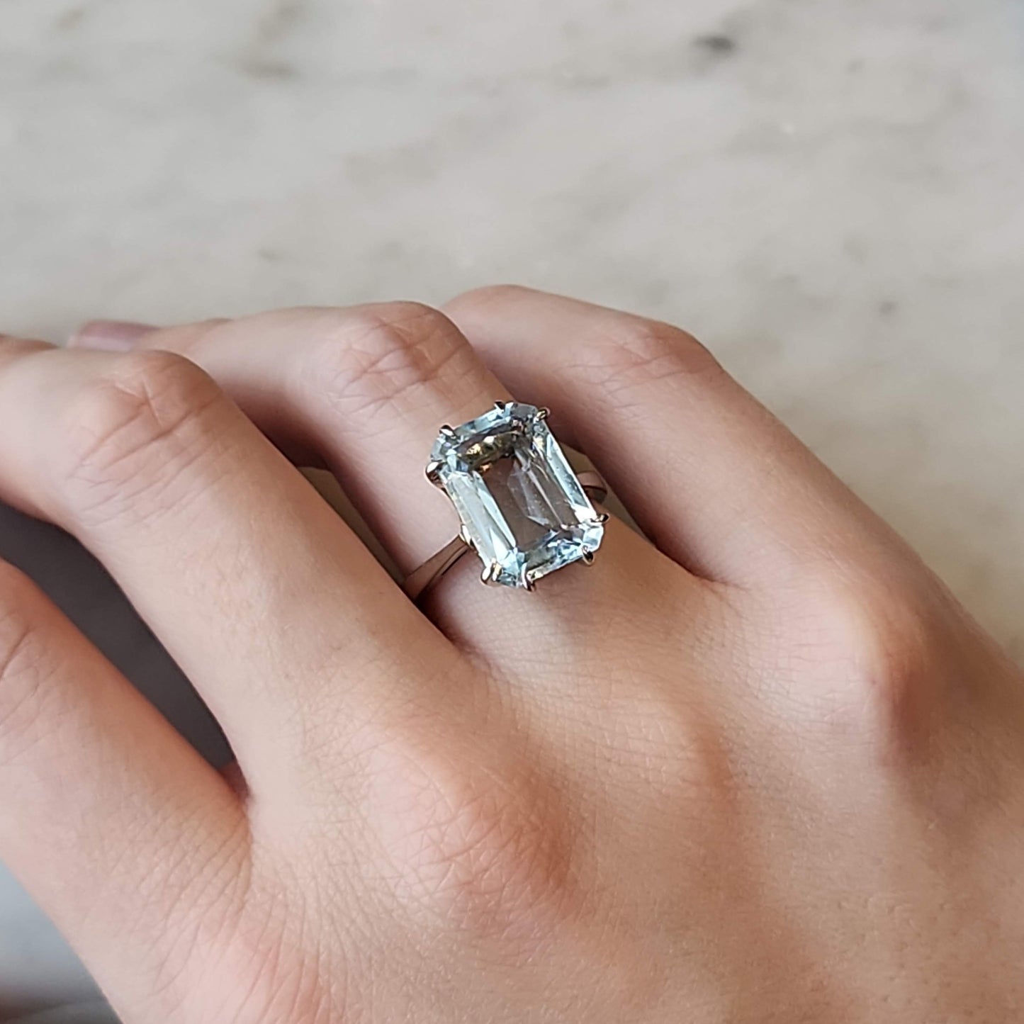 Aquamarine Ring