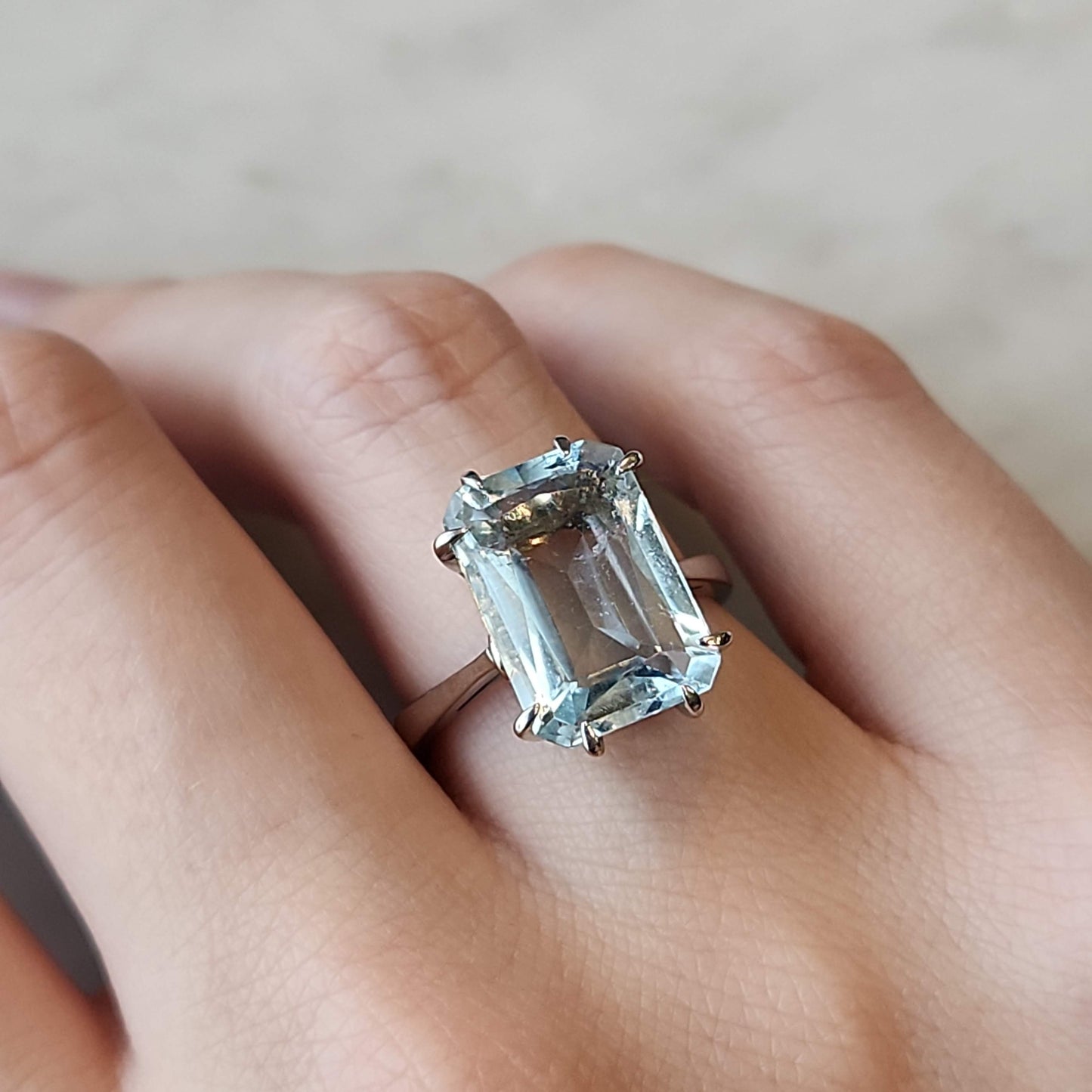 Aquamarine Ring