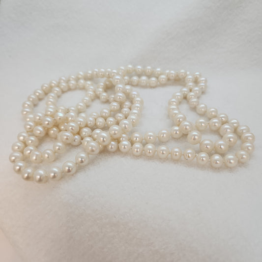 Rope Length Freshwater Pearl Strand