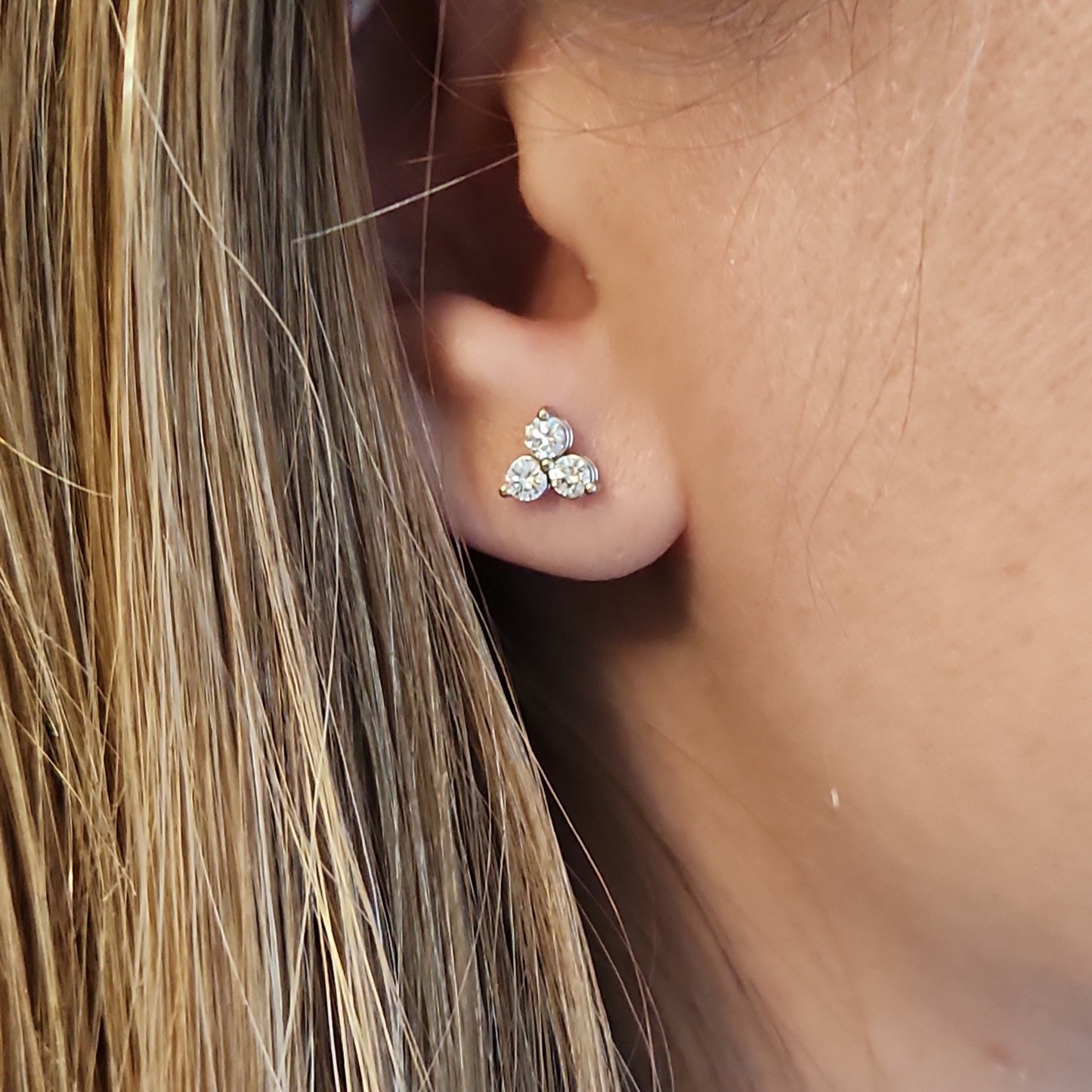 Trinity Diamond Studs