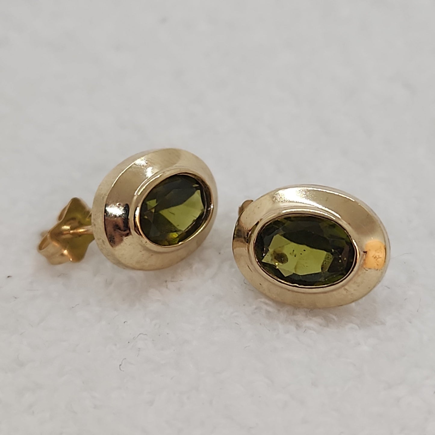 Peridot Studs