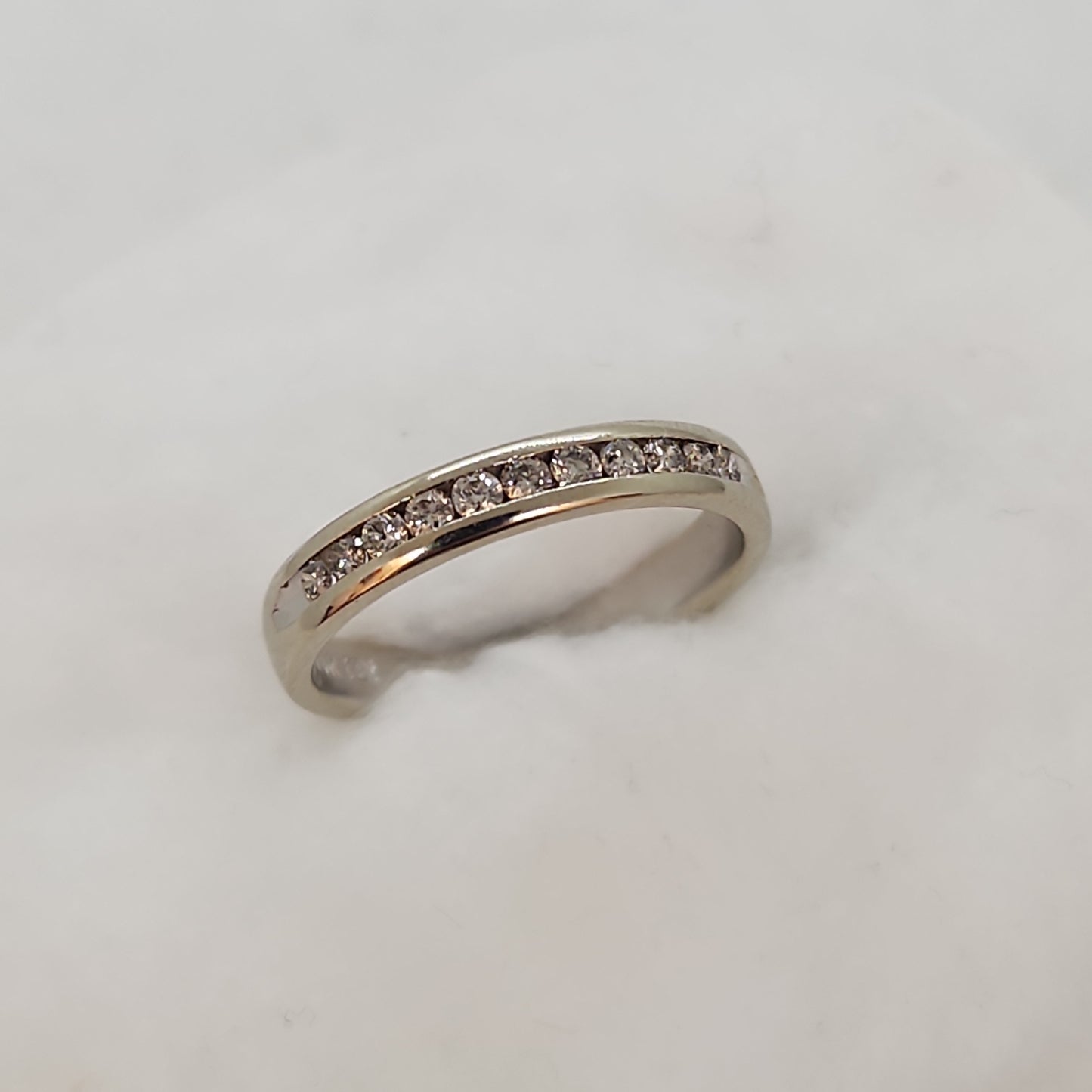 Channel Set Diamond Band