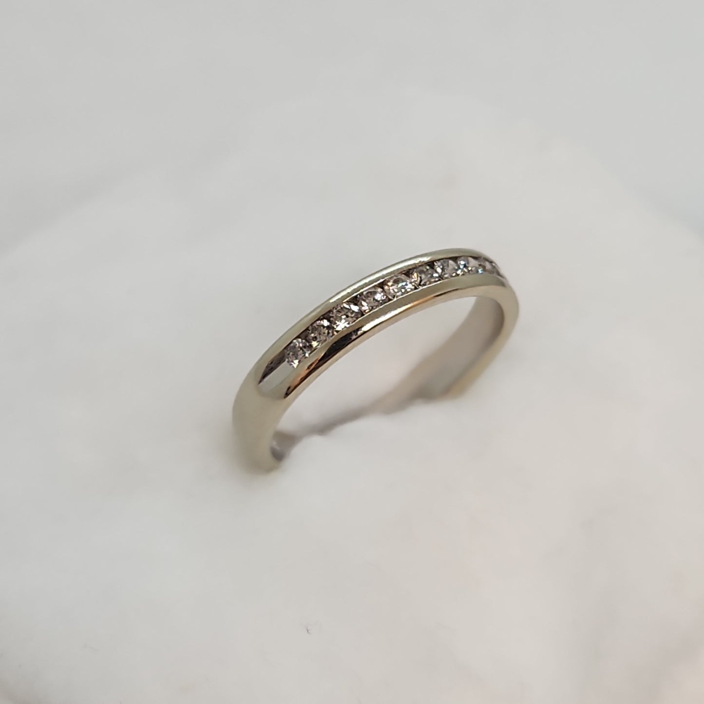 Channel Set Diamond Band