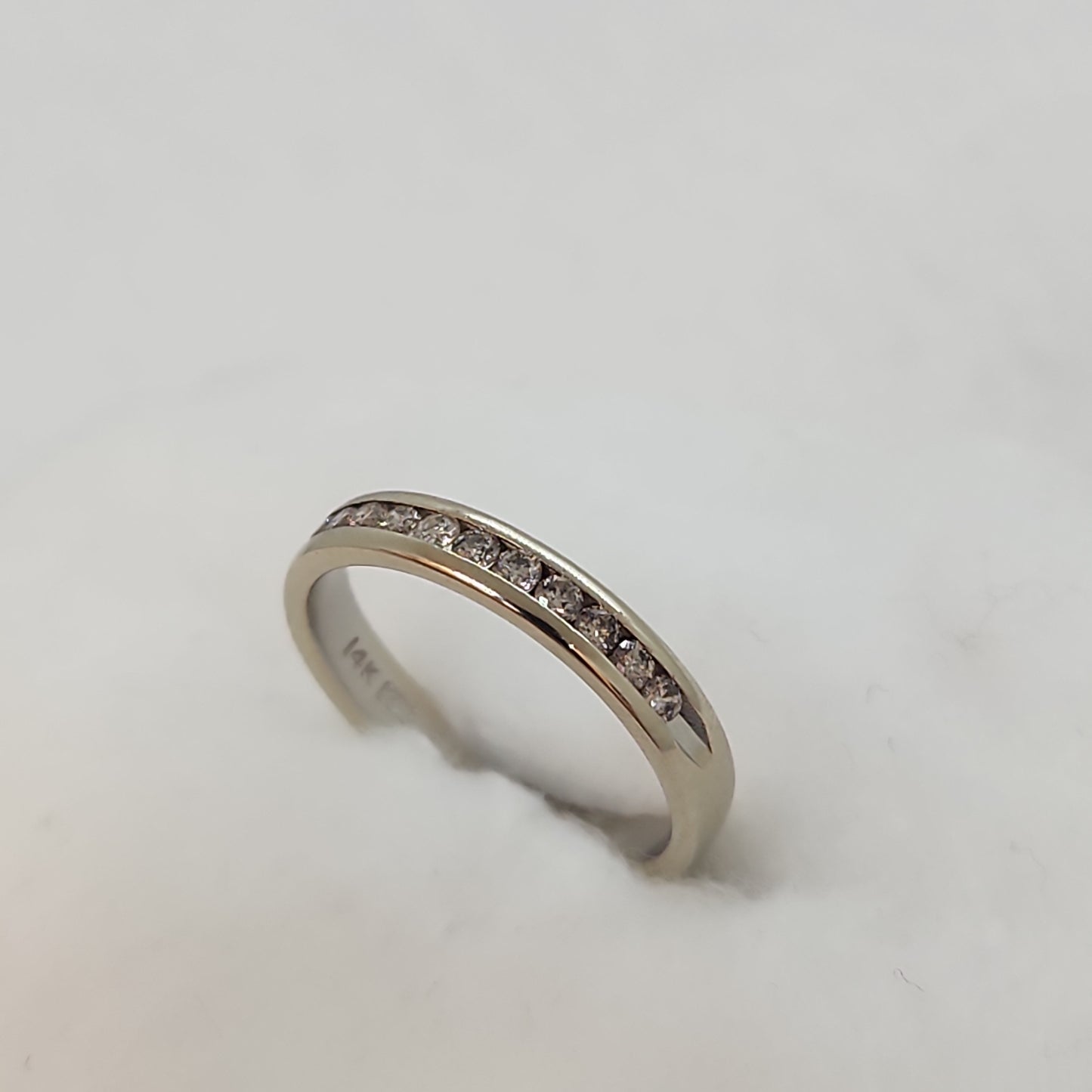 Channel Set Diamond Band