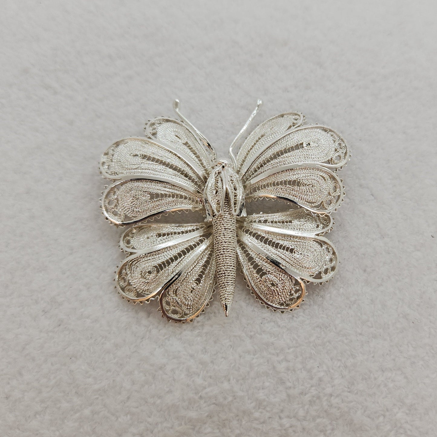 Sterling Filigree Butterfly - larger