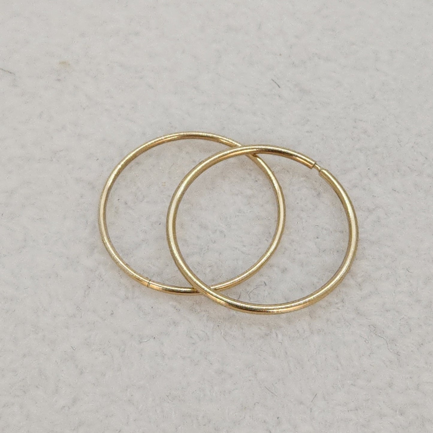 Slim Gold Hoops