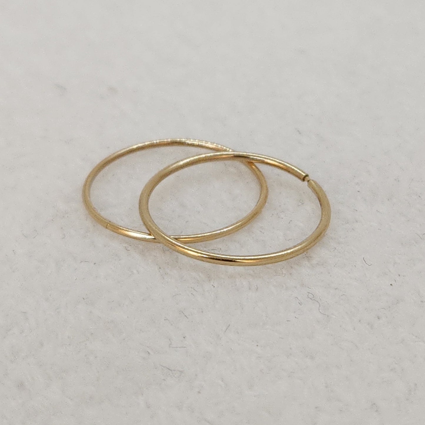 Slim Gold Hoops