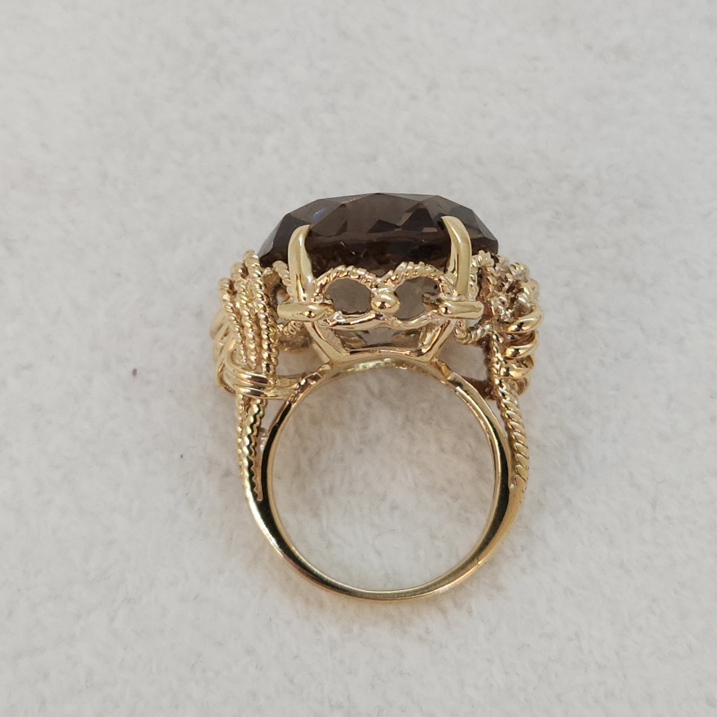 Smoky Quartz Statement Ring