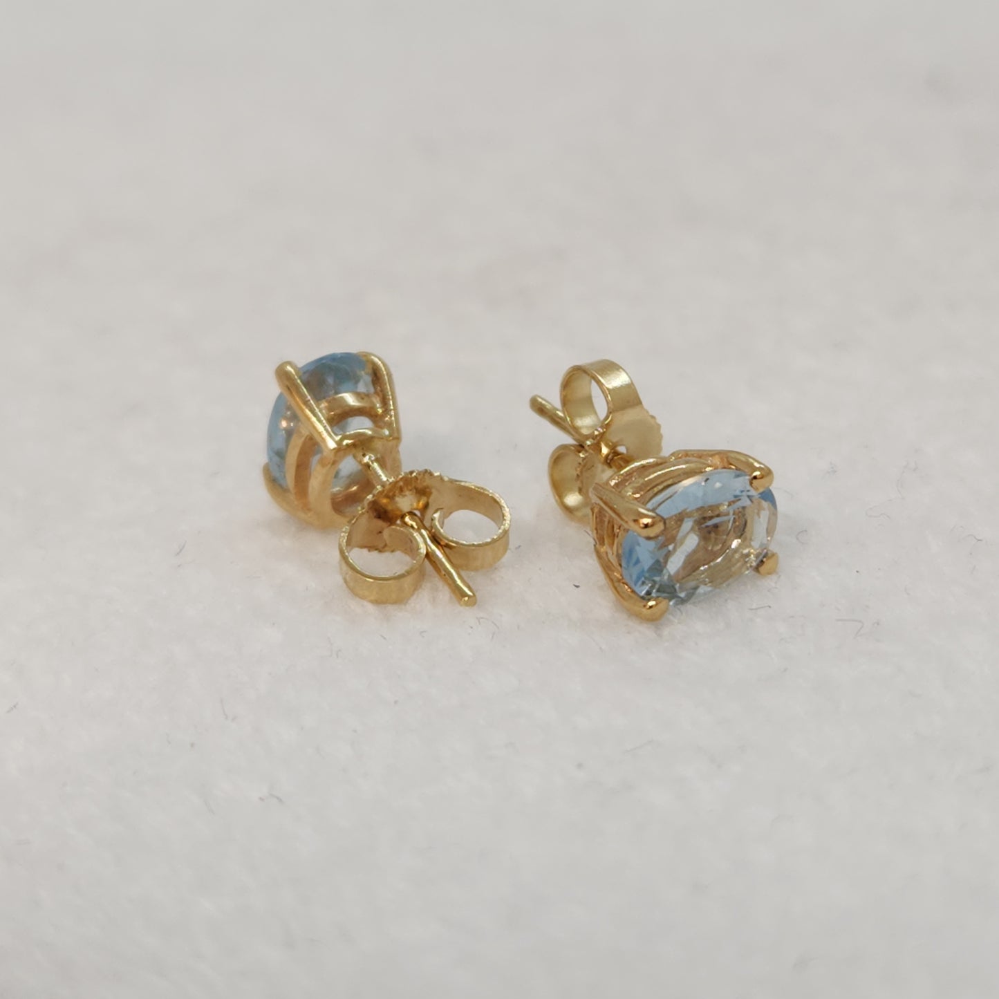 Aquamarine Studs