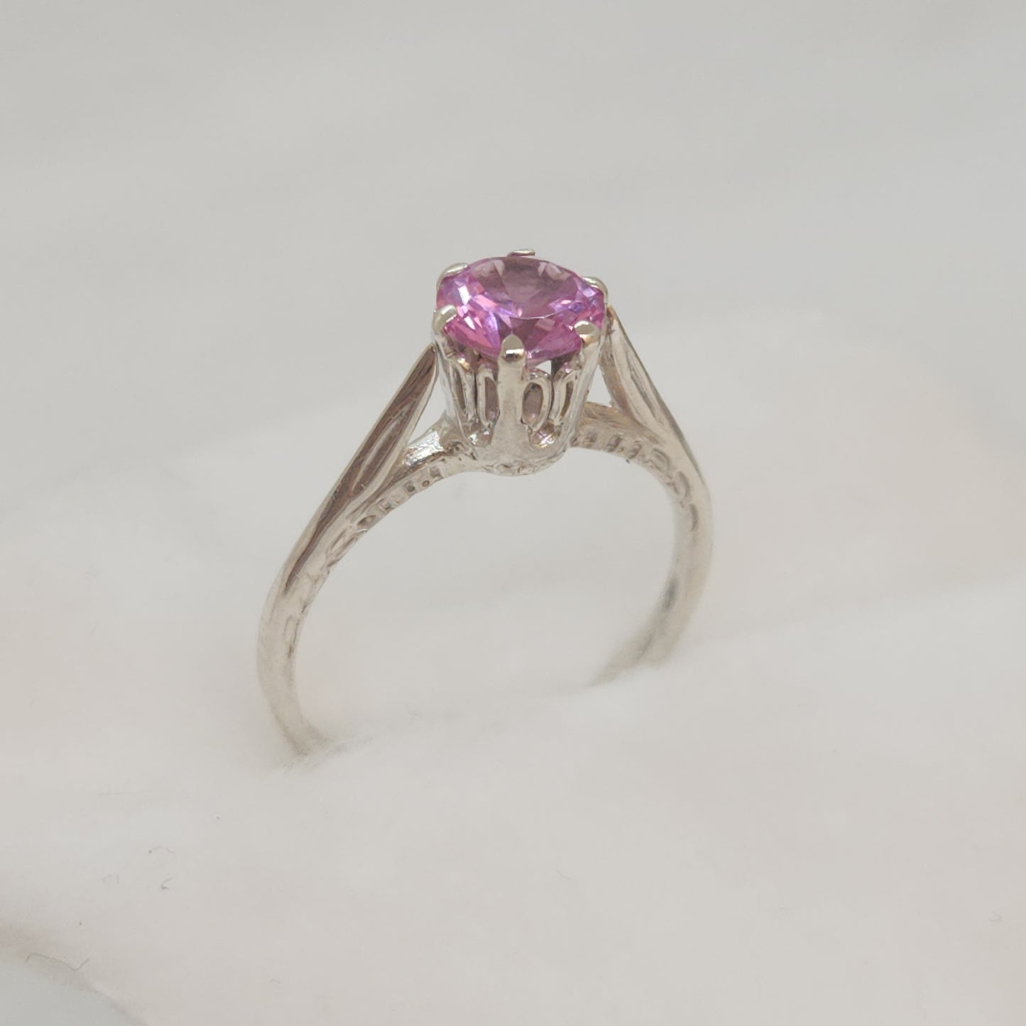 Sterling and Pink Spinel