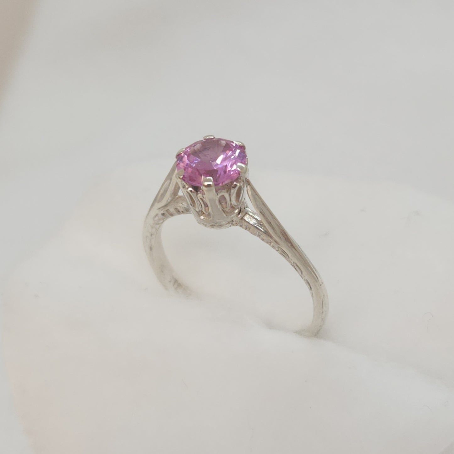 Sterling and Pink Spinel