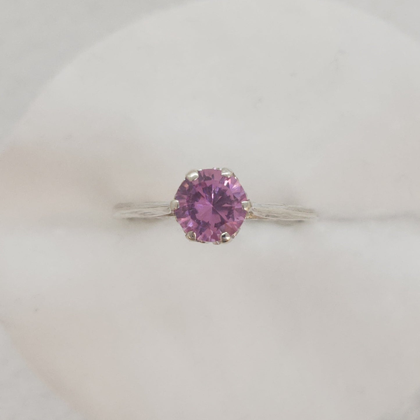 Sterling and Pink Spinel