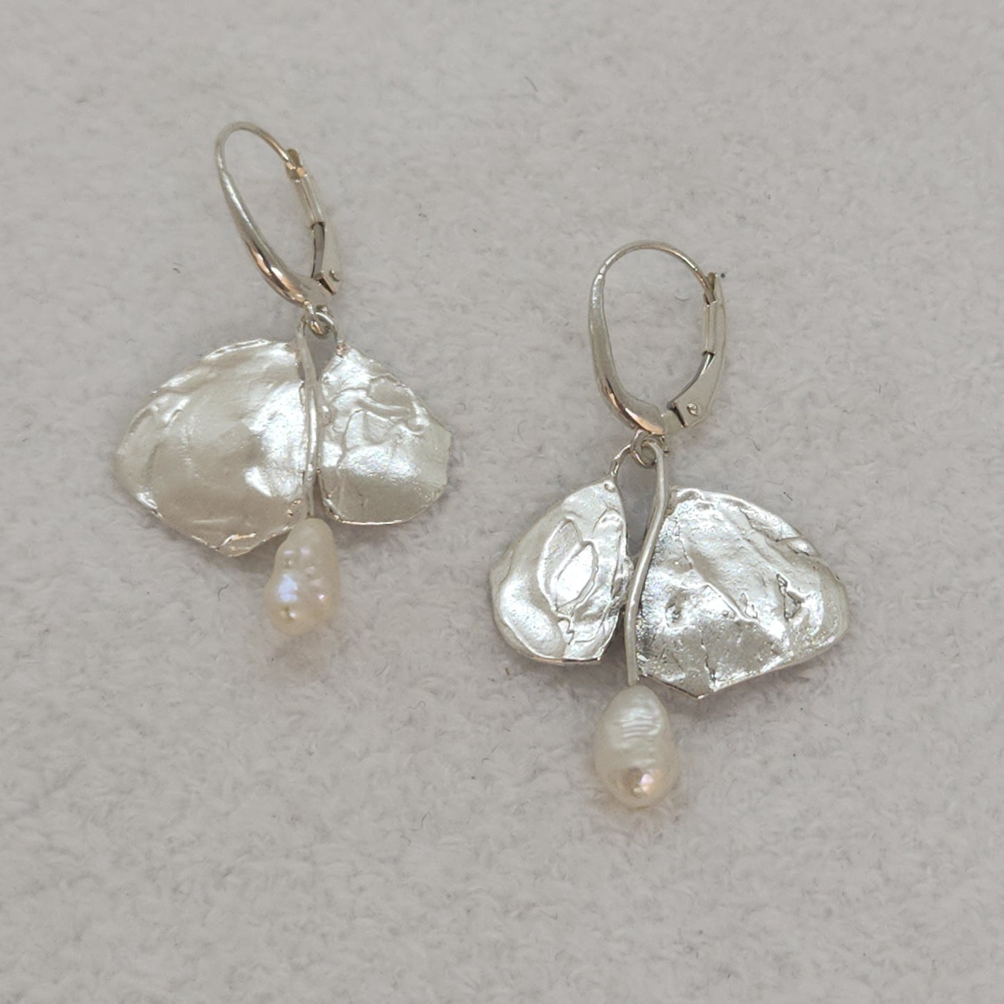 Sterling Silver Ginkgo Leaves