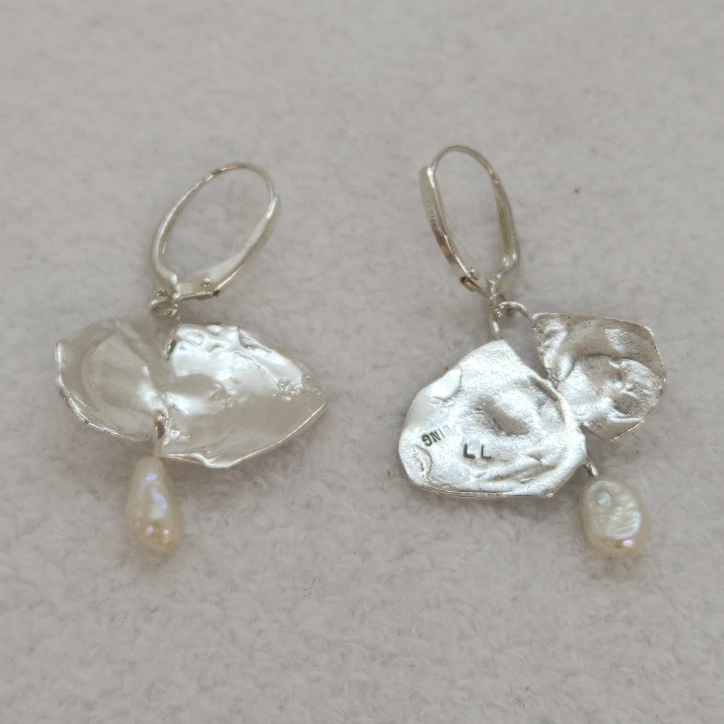 Sterling Silver Ginkgo Leaves