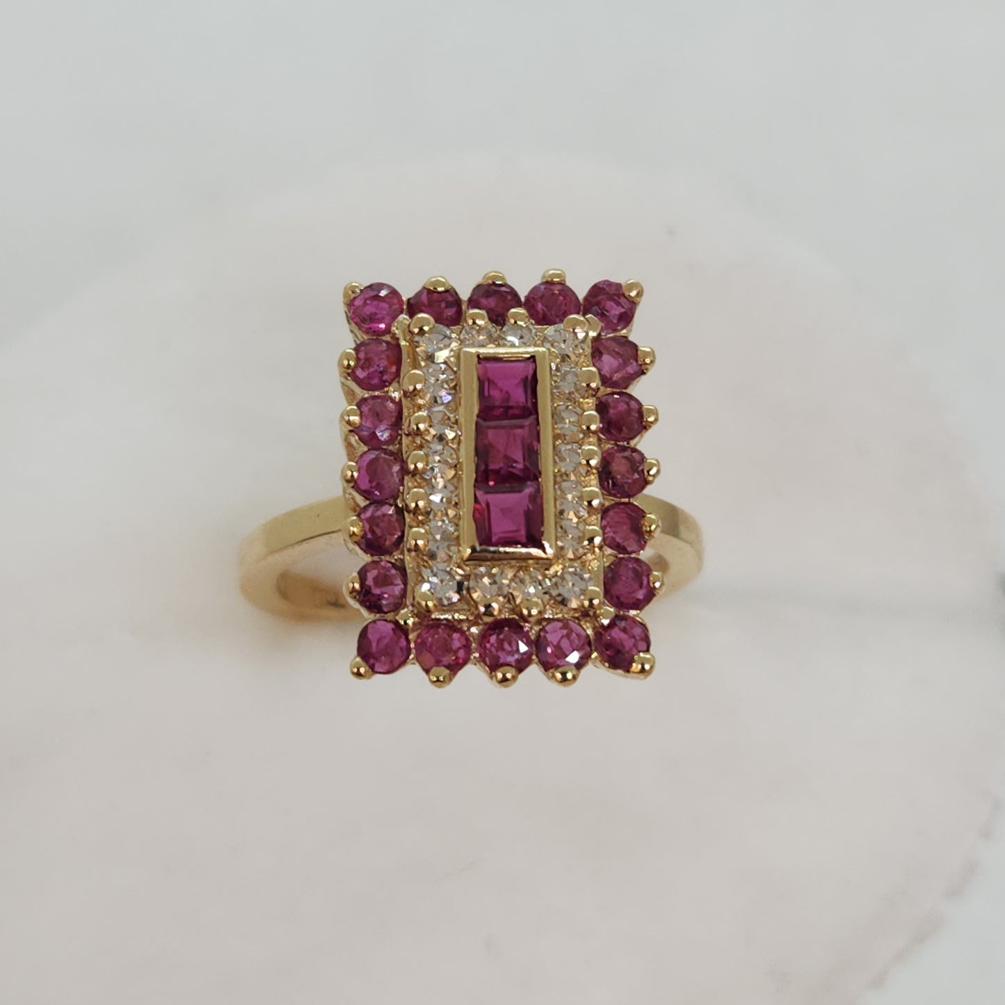 Ruby and Diamond Rectangle