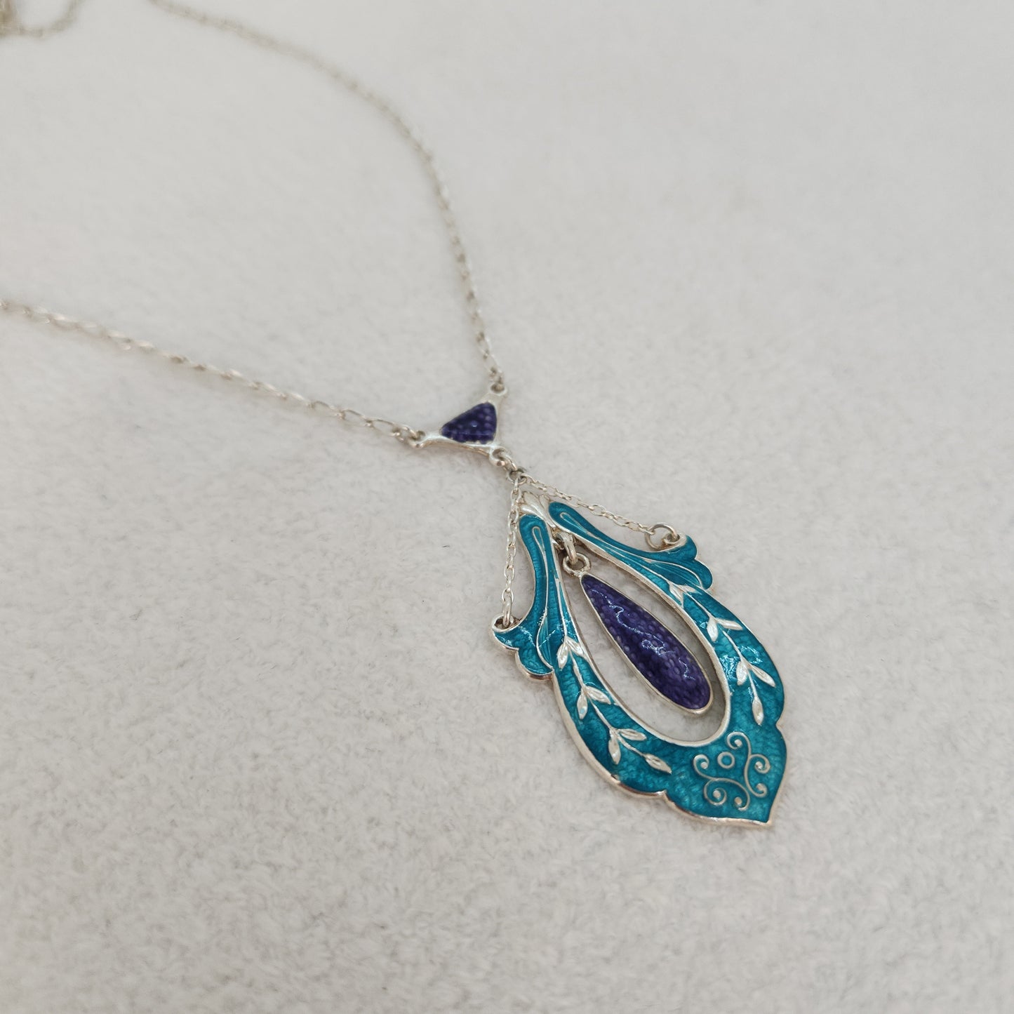 Art Nouveau Inspired Enamel