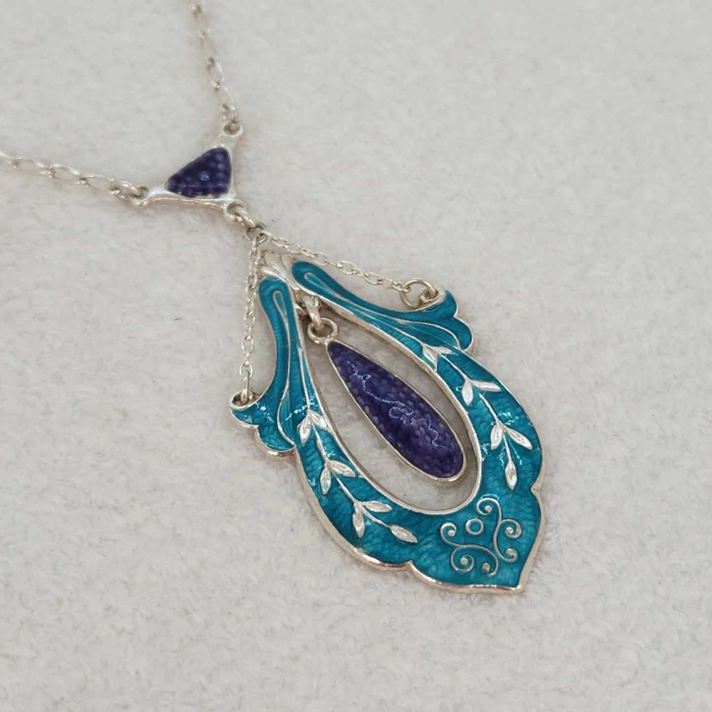 Art Nouveau Inspired Enamel