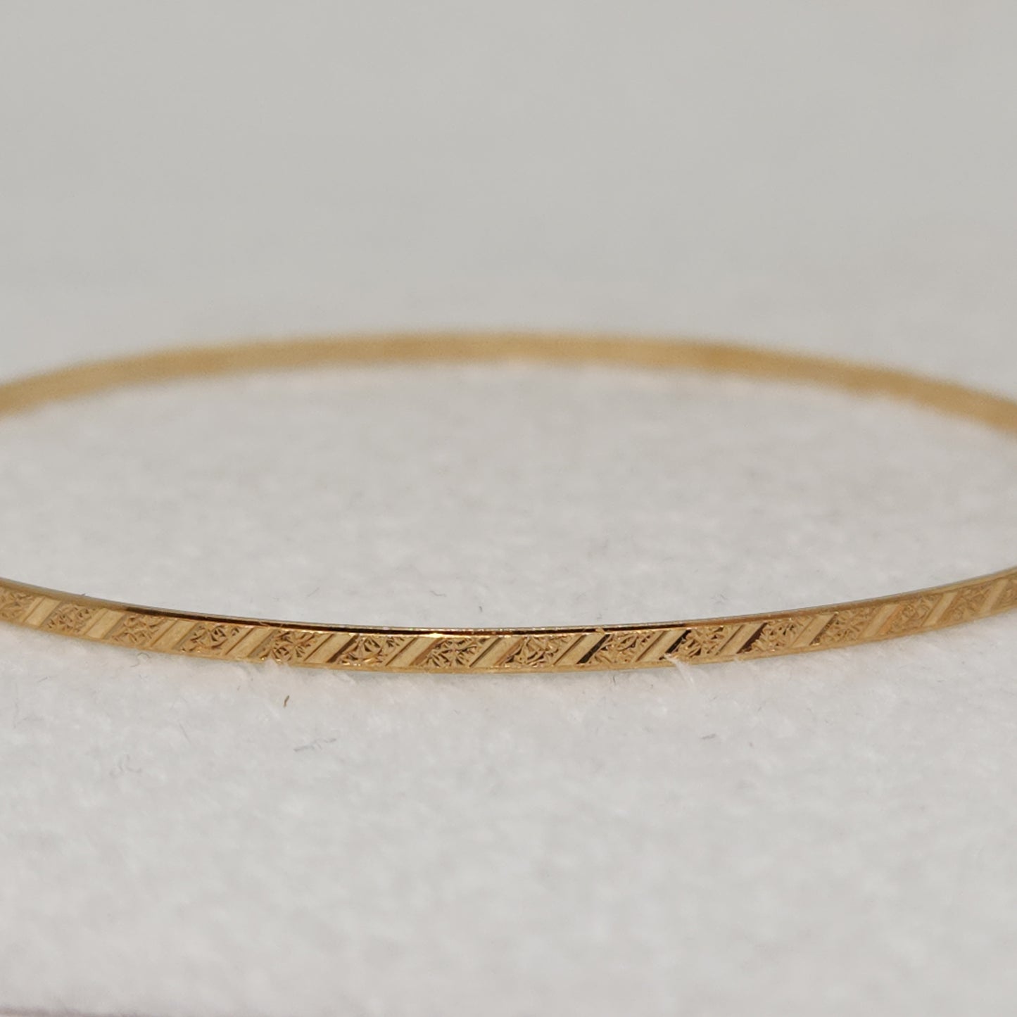 Diamond Cut Bangle