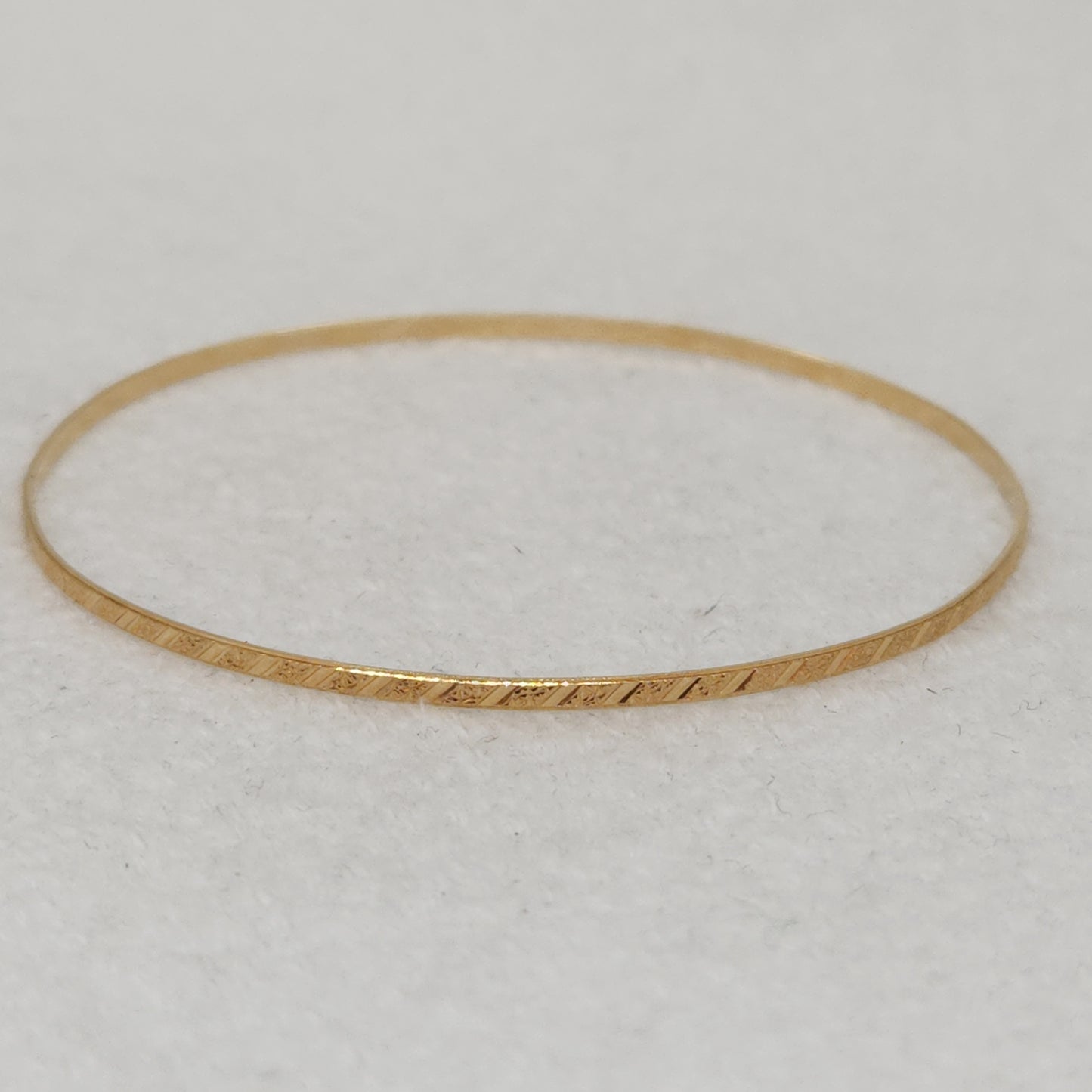 Diamond Cut Bangle