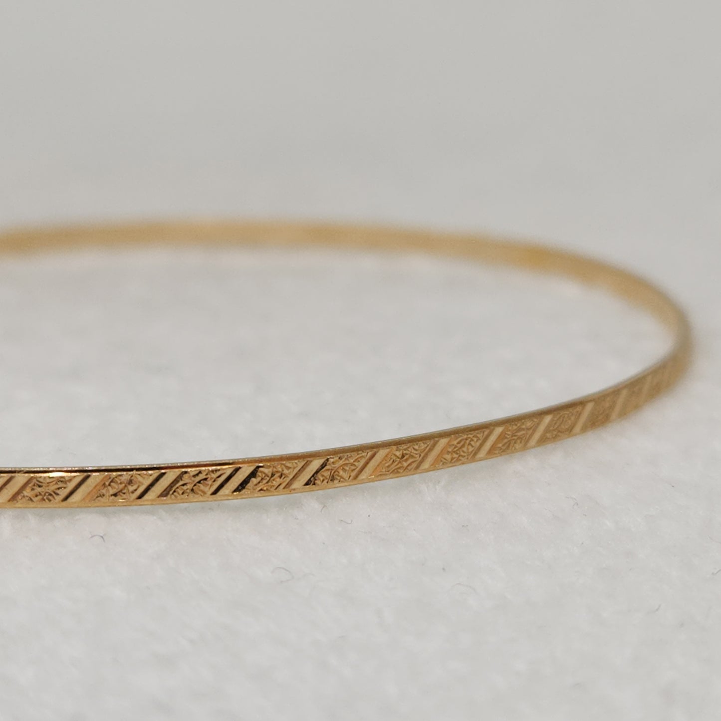 Diamond Cut Bangle