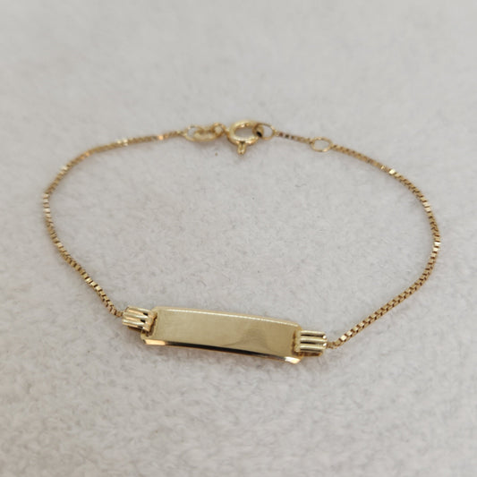 Children's Sleek Plaque Bracelet