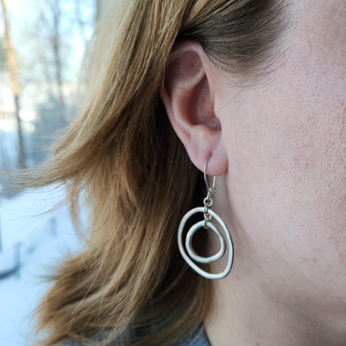 Matsu Double Circlet Earrings