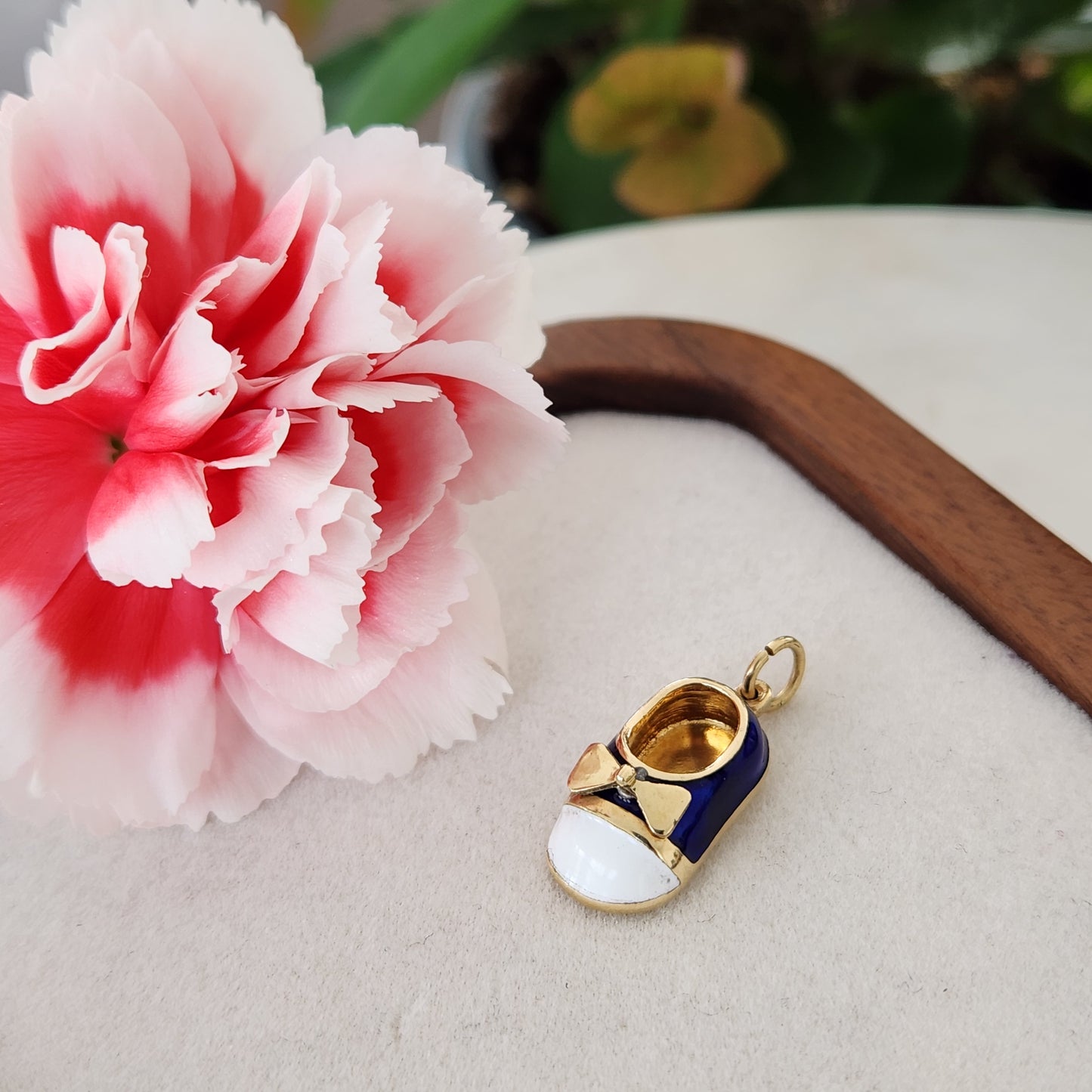 Enamel Baby Shoe