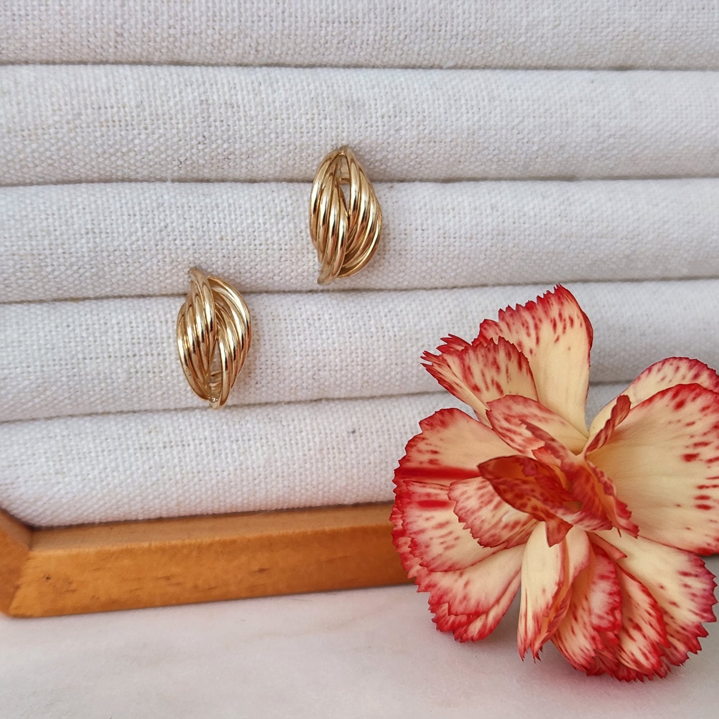 Folded Loop Earrings