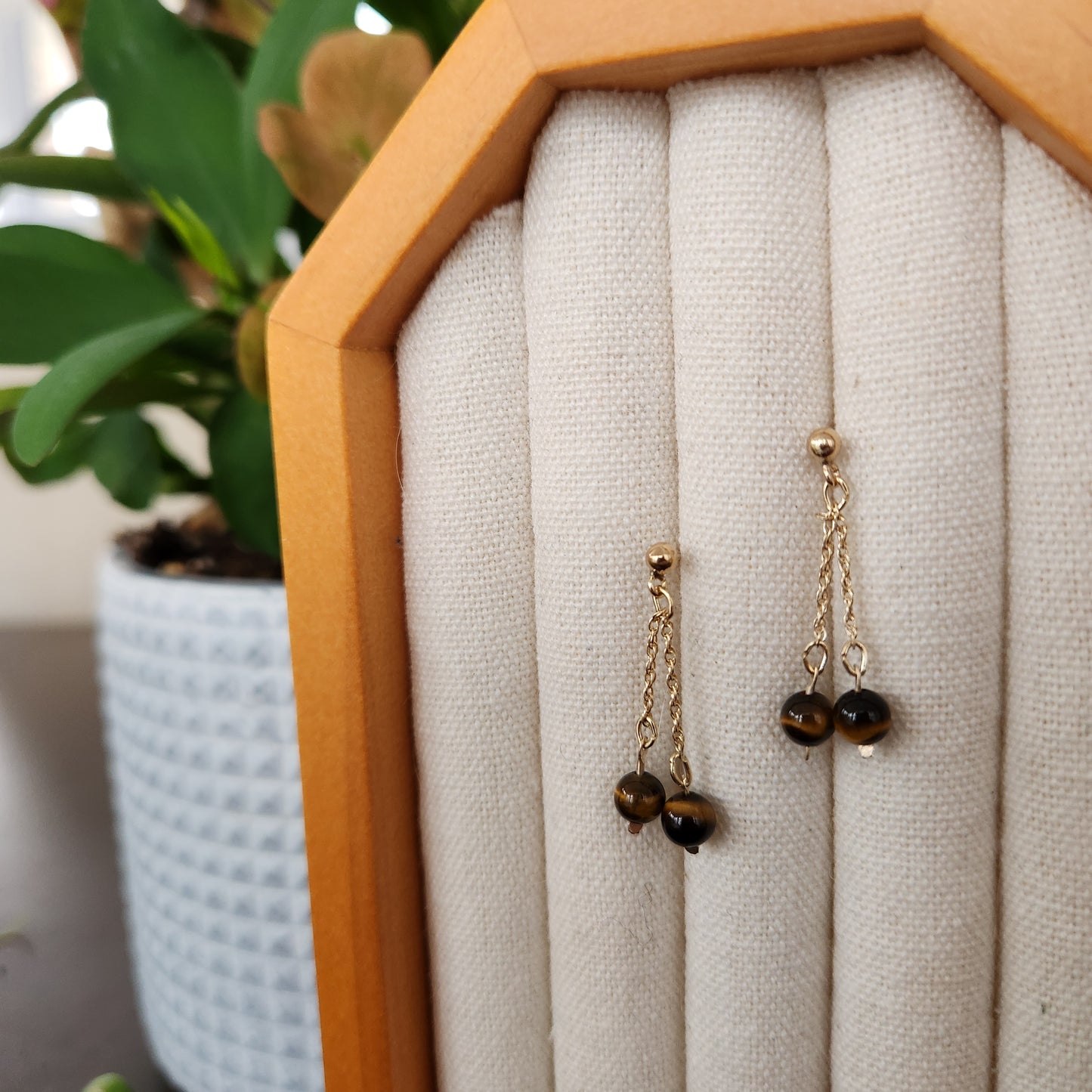 Tiger Eye Dangle