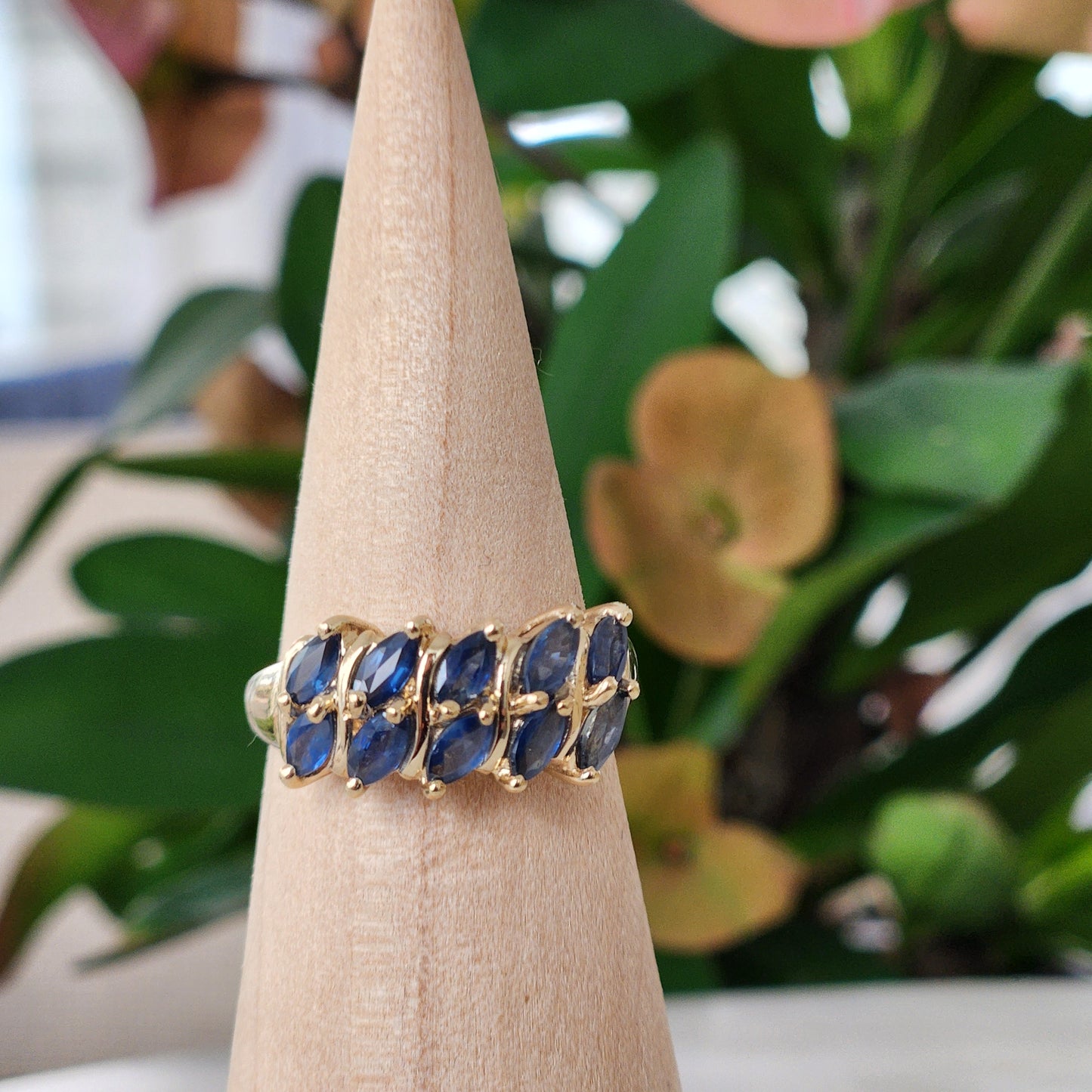 Sapphire Marquise Ring