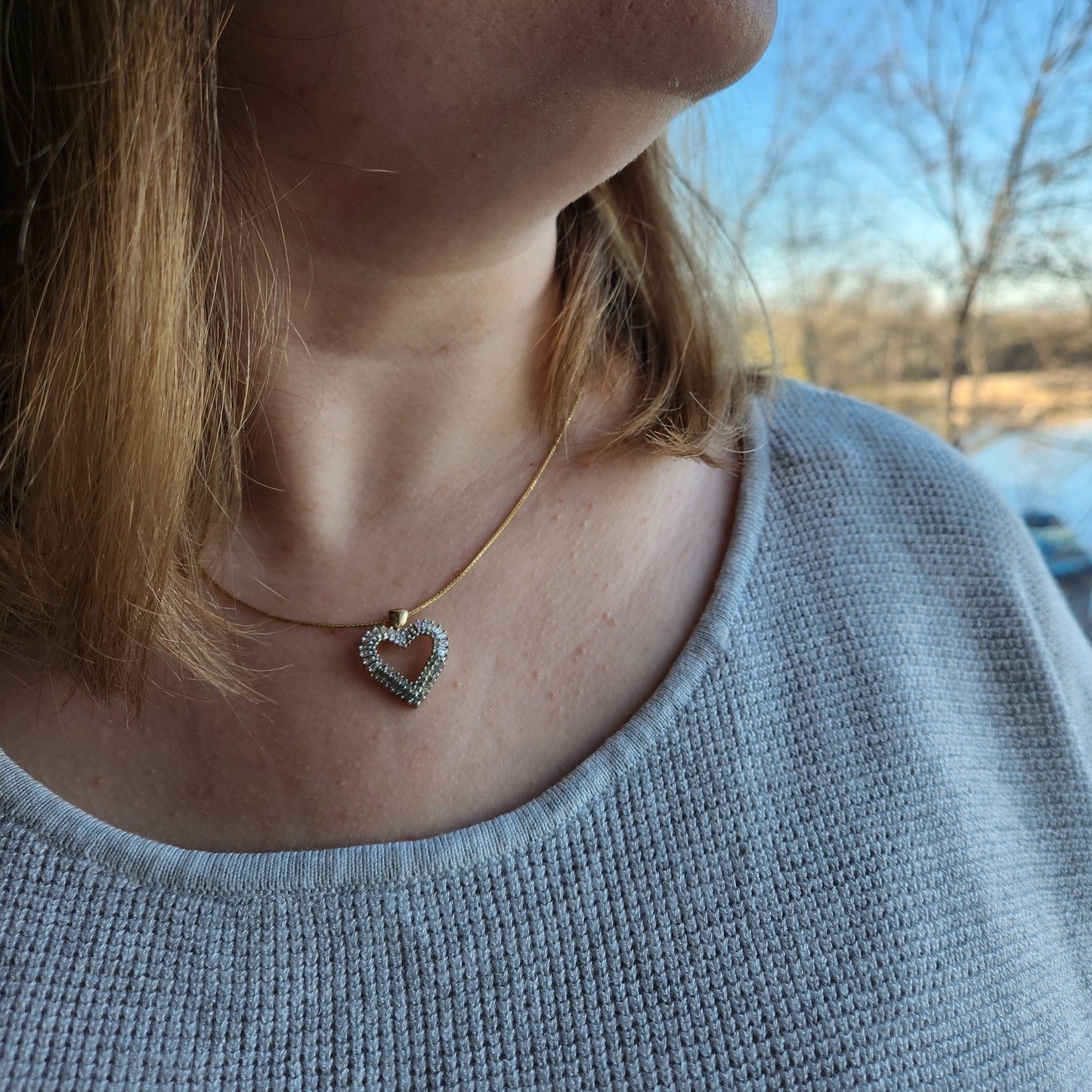 Diamond Heart Pendant