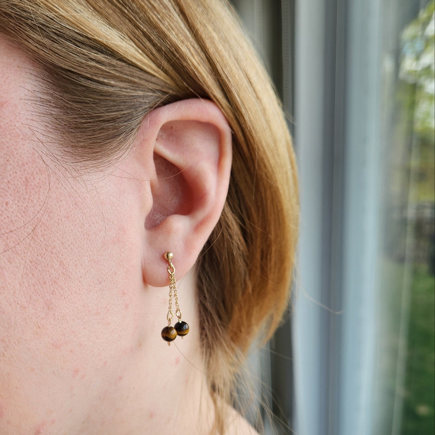Tiger Eye Dangle