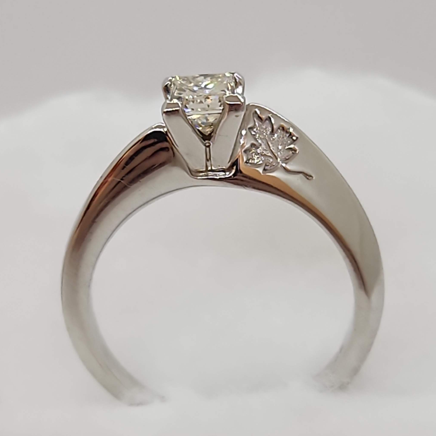 Princess Cut Diamond Canadiana Ring