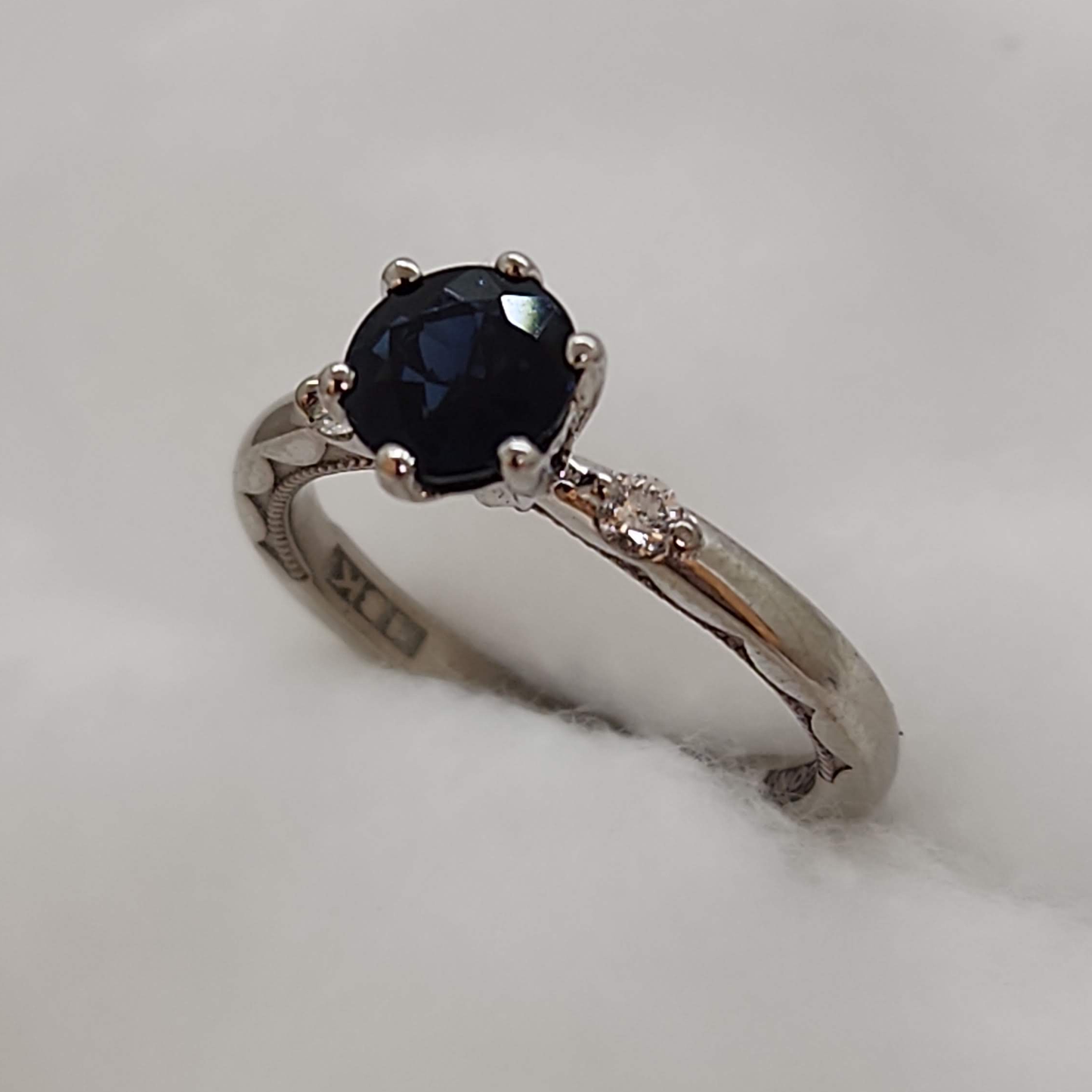 Sapphire and Diamond Ring