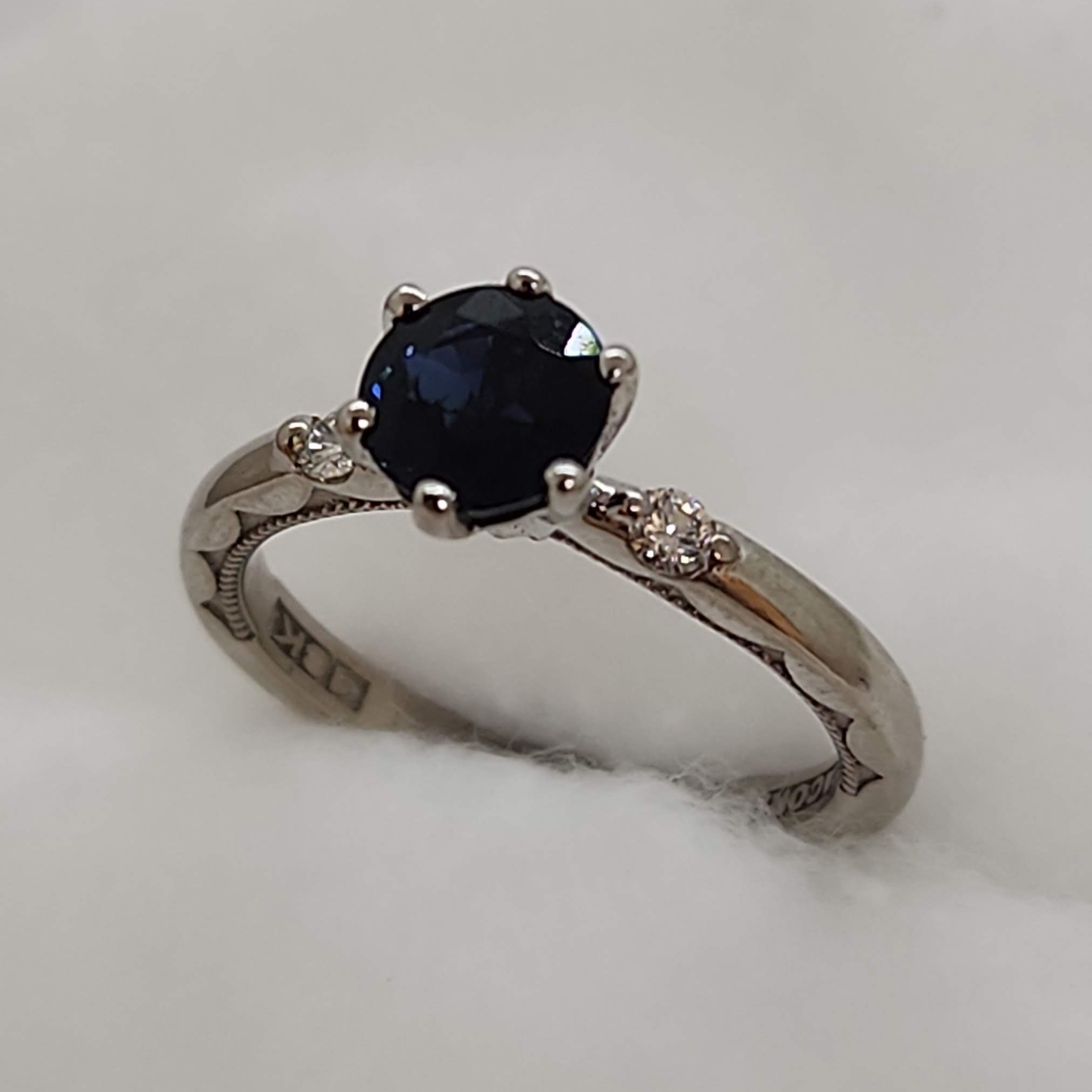 Sapphire and Diamond Ring