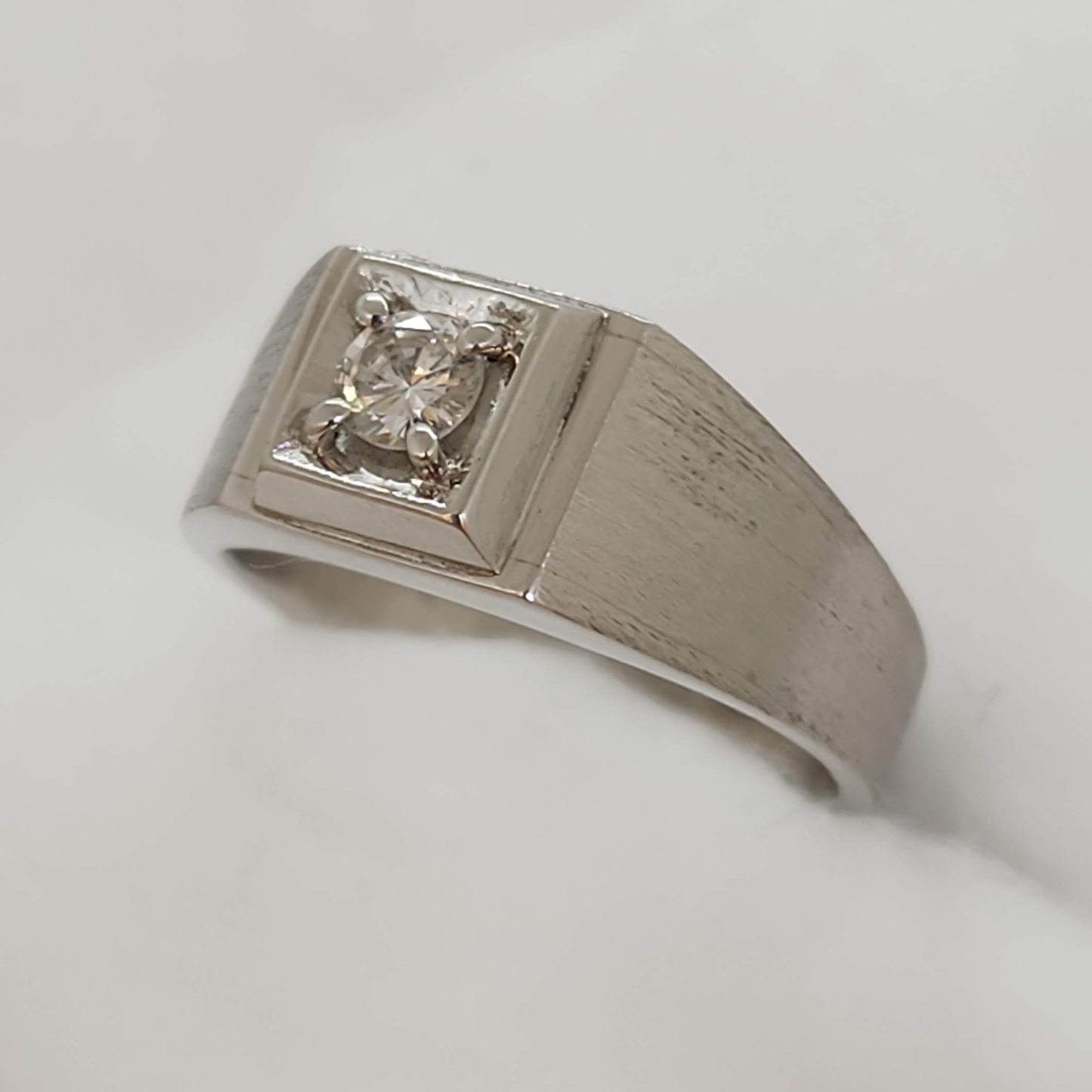 Classic Square Framed Diamond Solitaire