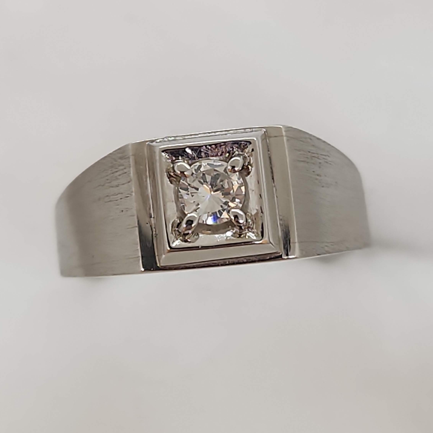 Classic Square Framed Diamond Solitaire