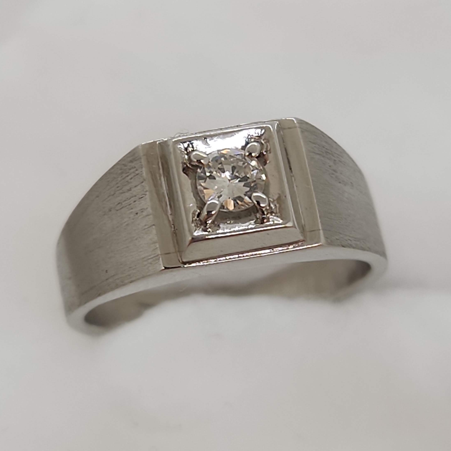 Classic Square Framed Diamond Solitaire